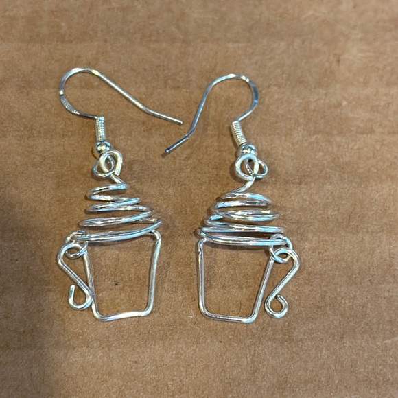 Silver Wire Handmade Coffee Cup Whip Cream - Picture 2 of 7